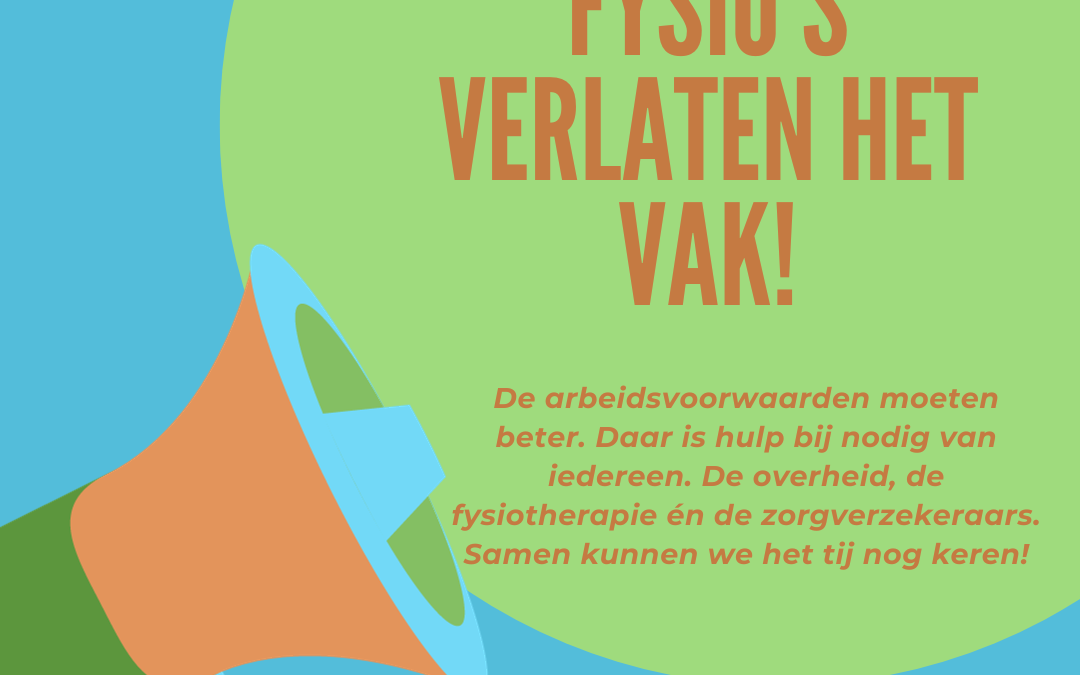 Fysiovakbond FDV, WVF en KNGF vragen aandacht voor arbeidsmarktproblemen fysiotherapie
